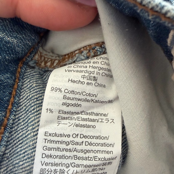 Madewell Distressed Straight Leg Jeans - Picture 3 of 4